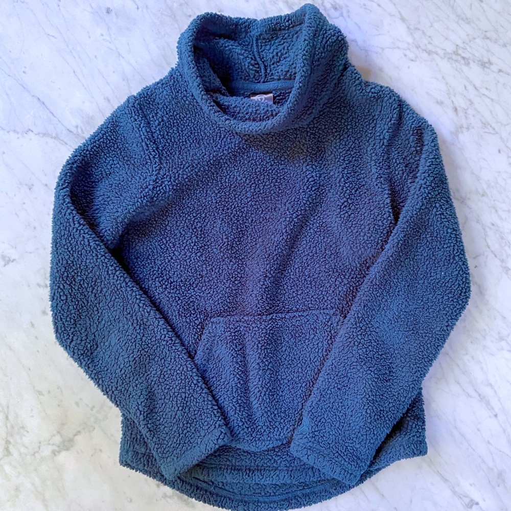 Girls Champion Sherpa Fleece Pullover with Pocket